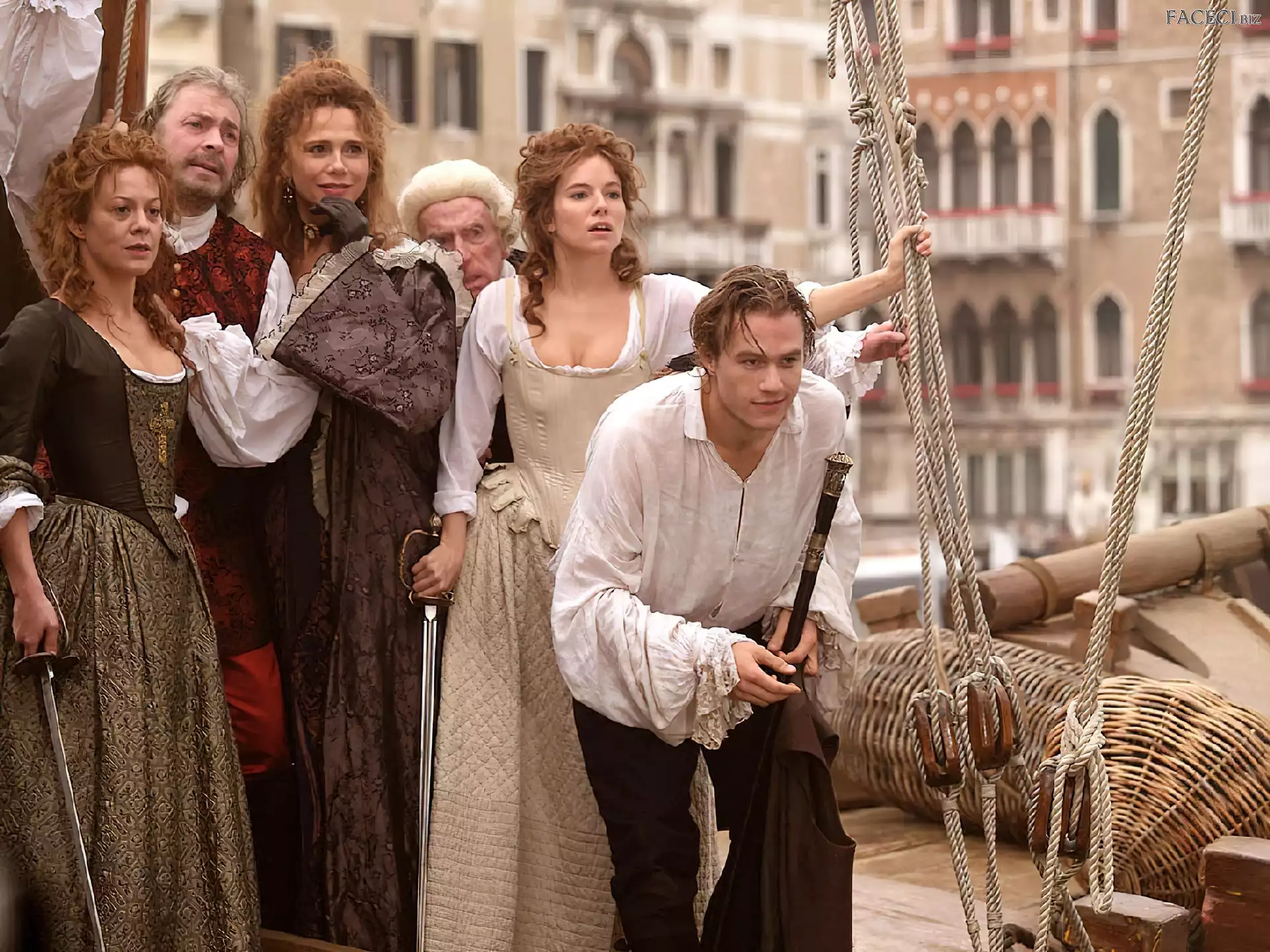 Casanova, Heath Ledger, budynek, postacie